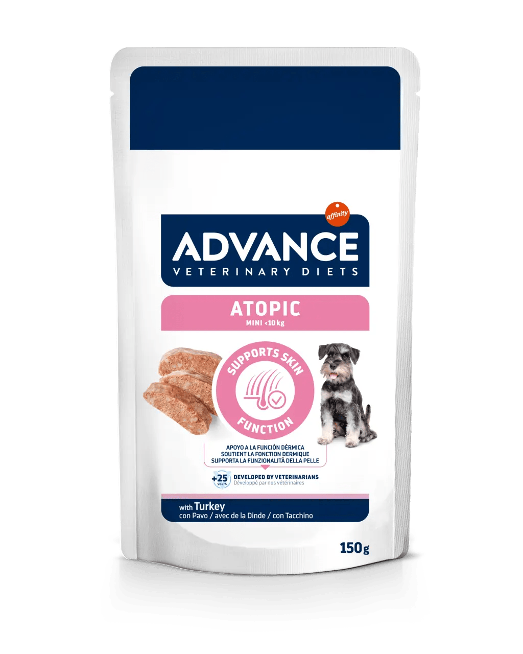 Advance Atopic Mini Tacchino e Riso 150 g per cani piccoli Advance Atopic Mini Tacchino e Riso 150 g per cani piccoli